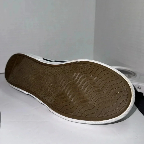 Sperry Top-Sider Crest Twin Gore Sparkle Stripe Linen Slip On - Picture 4 of 6